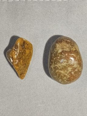 Mookaite Jasper Stones. Rare And Stunning. Set Of Two.